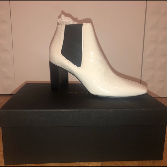 RAG & BONE White Leather Aslen Boot - Picture 7 of 8